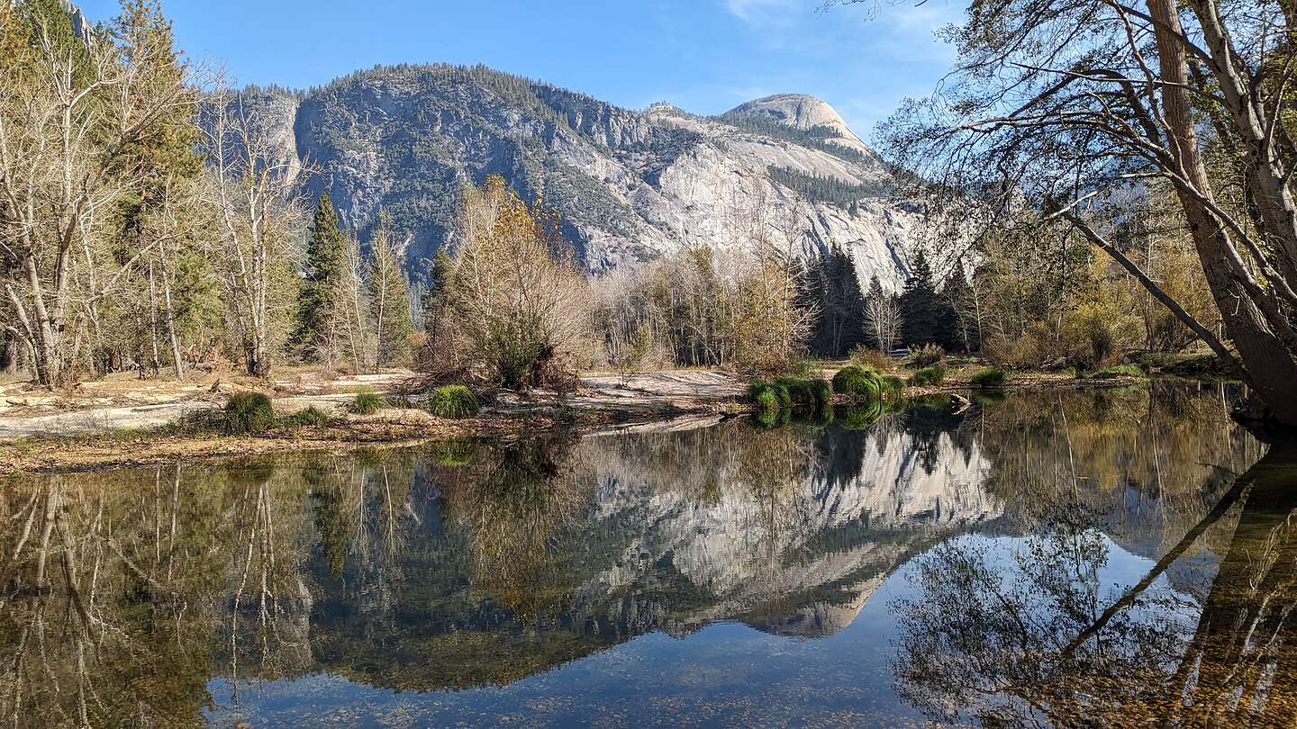 North Dome from Swinging Bridge